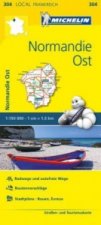 Michelin Karte Normandie Ost. Eure, Seine-Maritime