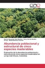 Abundancia poblacional y estructural de cinco especies maderables