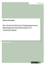 Der deutsch-deutsche Einigungsprozess. Bildungssystemtransformation in Ostdeutschland