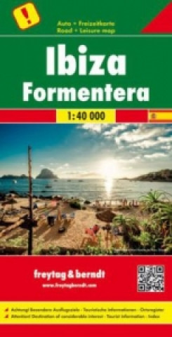 Ibiza - Formentera, Special Places of Excursion Road Map 1:40 000