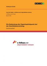 Die Bedeutung der Eigenkapitalquote bei der Bonitätsbeurteilung