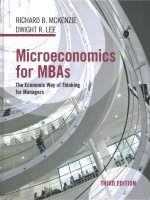 Microeconomics for MBAs