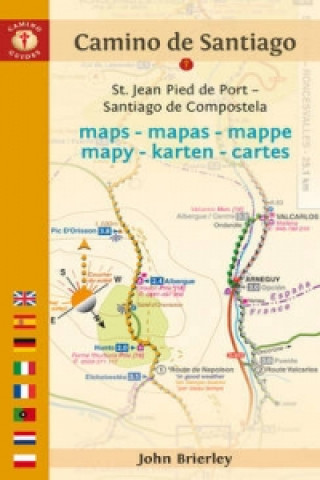 Camino de Santiago Maps - Mapas - Mappe - Mapy - Karten - Ca