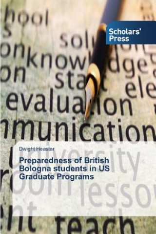 Preparedness of British Bologna students in US Graduate Programs