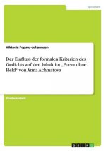 Einfluss der formalen Kriterien des Gedichts auf den Inhalt im 