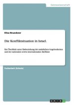 Konfliktsituation in Israel.