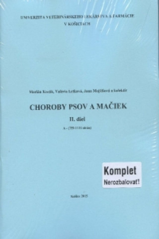 Choroby psov a mačiek - II. diel, A-B