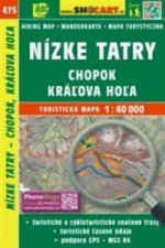 Nízke Tatry, Chopok, Kráľova Hoľa 1:40 000