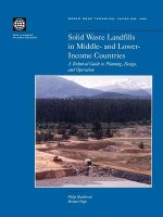 Solid Waste Landfills in Middle- and Lower-Income Countries