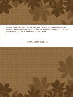 Studies on the Holocene, Palynological, Palaeobotanical and Palaeoenvironmental Aspects with Reference to Sites in Nagpur District, Maharashtra, India