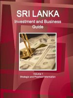 Sri Lanka Investment and Business Guide Volume 1 Strategic and Practical Information