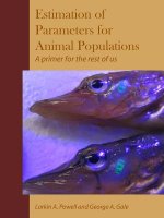 Parameter Estimation for Animal Populations