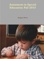 Assessment in Special Education: Fall 2015