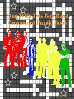 Sing with This Boy Band Crossword Puzzle Book