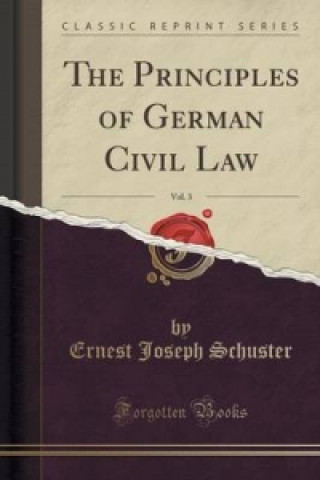 Principles of German Civil Law, Vol. 3 (Classic Reprint)