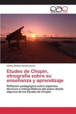 Etudes de Chopin, etnografia sobre su ensenanza y aprendizaje