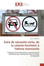 Faire de necessite vertu, de la colonie Fernheim a l'ethnie mennonite