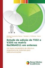 Estudo da adicao de TiO2 e V2O5 na matriz Na2Nb4O11 em antenas