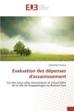 Evaluation des depenses d'assainissement