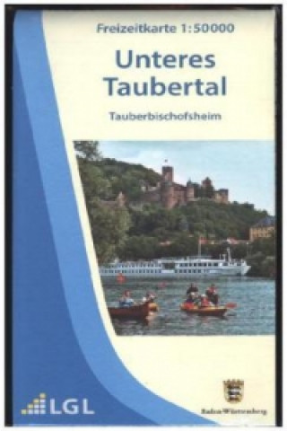 Topographische Freizeitkarte Baden-Württemberg Unteres Taubertal