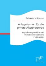 Anlageformen fur die private Altersvorsorge