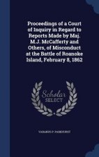 Proceedings of a Court of Inquiry in Regard to Reports Made by Maj. M.J. McCafferty and Others, of Misconduct at the Battle of Roanoke Island, Februar