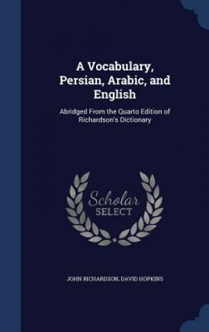 Vocabulary, Persian, Arabic, and English