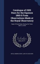 Catalogue of 1905 Stars for the Equinox 1865.0 from Observations Made at the Royal Observatory