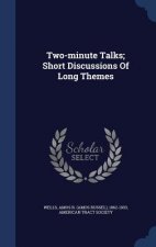 Two-Minute Talks; Short Discussions of Long Themes