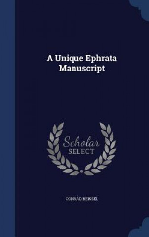 Unique Ephrata Manuscript