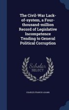Civil-War Lack-Of-System, a Four-Thousand-Million Record of Legislative Incompetence Tending to General Political Corruption