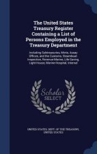 United States Treasury Register Containing a List of Persons Employed in the Treasury Department