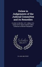 Unlaw in Judgements of the Judicial Committee and Its Remedies