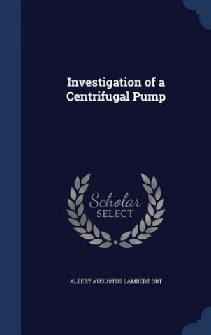 Investigation of a Centrifugal Pump