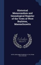 Historical Memorandum and Genealogical Register of the Town of West Boylston, Massachusetts