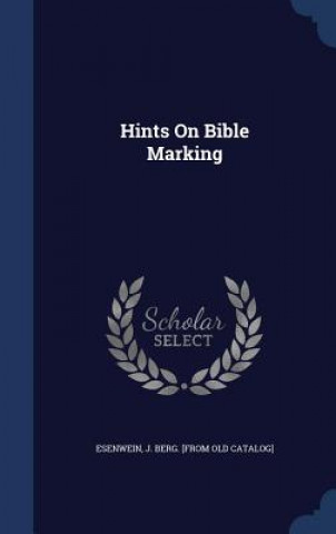 Hints on Bible Marking