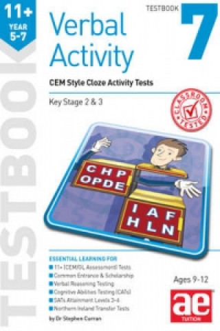 11+ Verbal Activity Year 5-7 Testbook 7: CEM Style Cloze Activity Tests