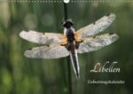 Libellen Geburtstagskalender (Wandkalender immerwährend DIN A3 quer)