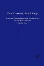 Texte und Untersuchungen zur Geschichte der altchristlichen Literatur