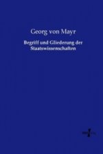 Begriff und Gliederung der Staatswissenschaften