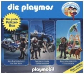 Die Playmos - Die große Polizisten-Box, 3 Audio-CDs