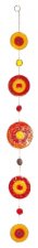 Suncatcher Centrum Fiberglas rot-orange-gelb 70 cm