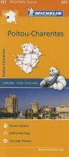 Poitou-Charentes - Michelin Regional Map 521