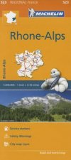 Rhone-Alps - Michelin Regional Map 523