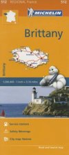 Brittany - Michelin Regional Map 512