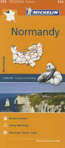 Normandy - Michelin Regional Map 513