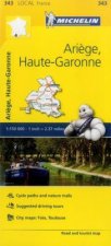 Ariege, Haute-Garonne - Michelin Local Map 343