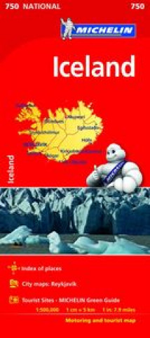 Iceland - Michelin National Map 750