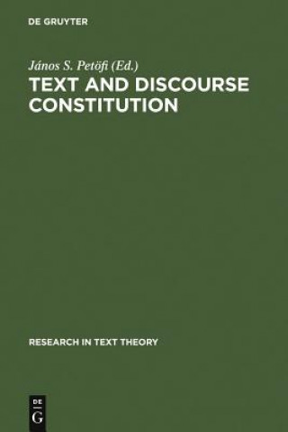 Text and Discourse Constitution