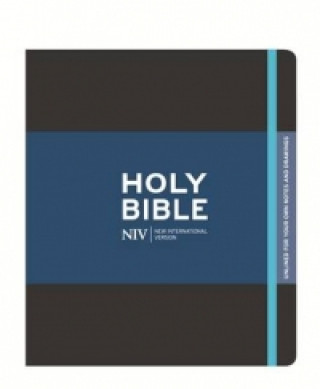 NIV Black Journalling Bible with Unlined Margins